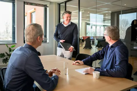 IT consultants in a meeting