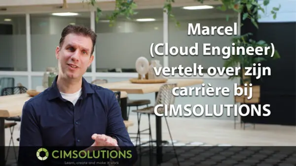Marcel vertelt over zijn werk als Cloud Engineer